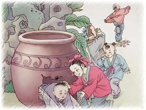 司馬光破缸救人
