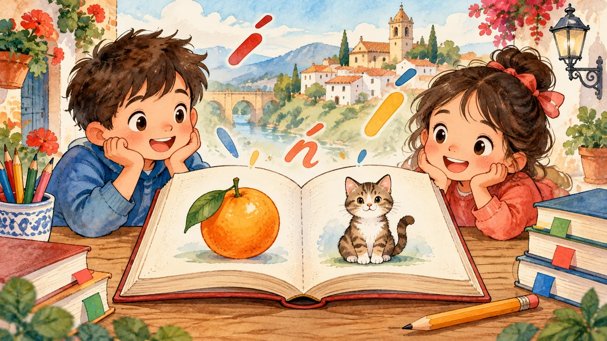 Español 3.º–4.º grado: sustantivos, adjetivos, verbos, sinónimos y antónimos