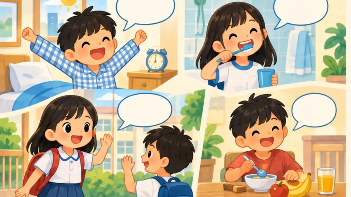 Primary 3 English: Daily Routines and Questions