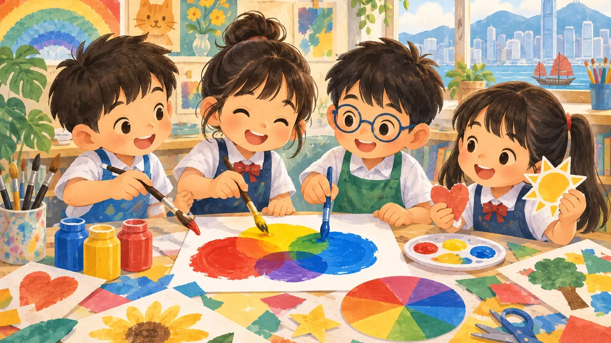 小學視藝：色彩基礎大挑戰
